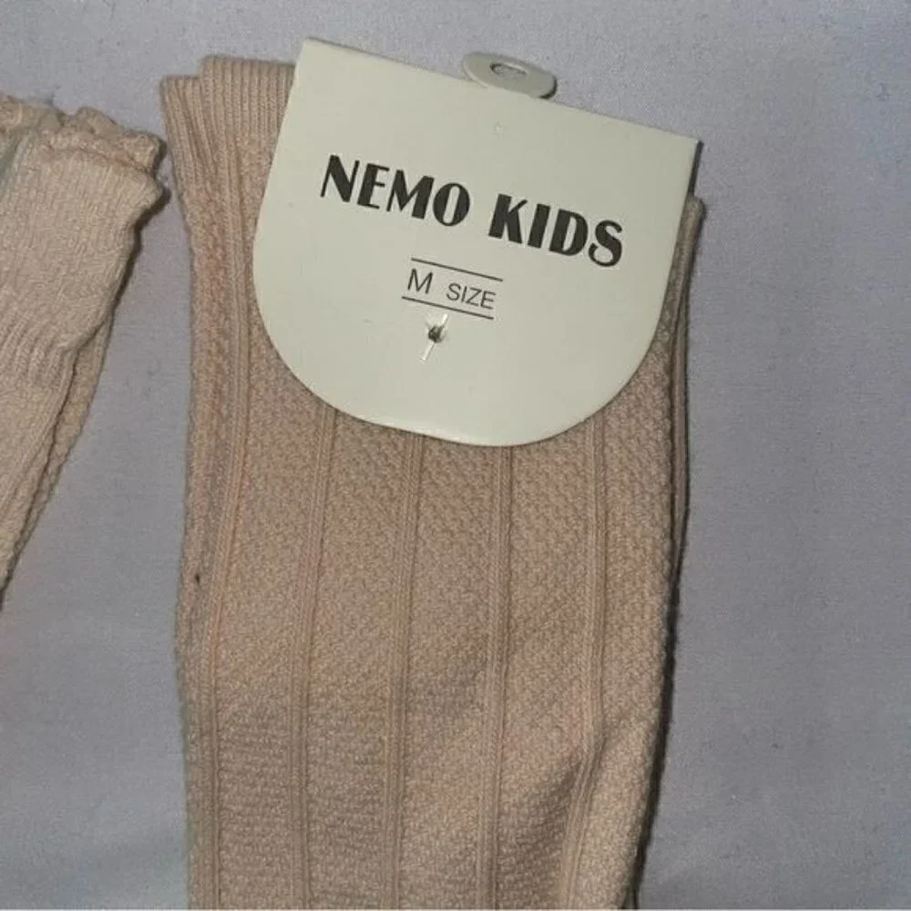 Nemo Kids Socks Toddler Knee High Boot Ribbed Knit Solid Socks Uniform Pull on